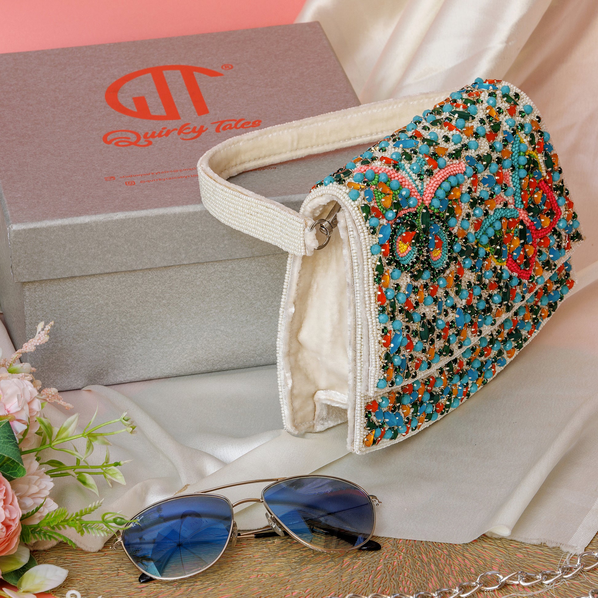 Elara White handbag