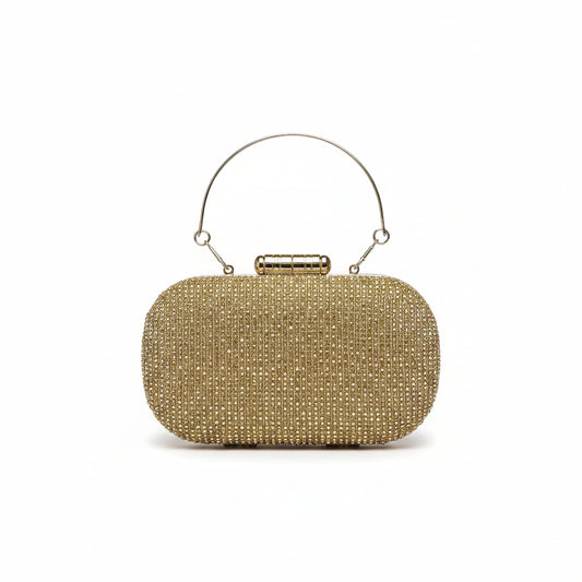 Juniper Gold embellished clutch