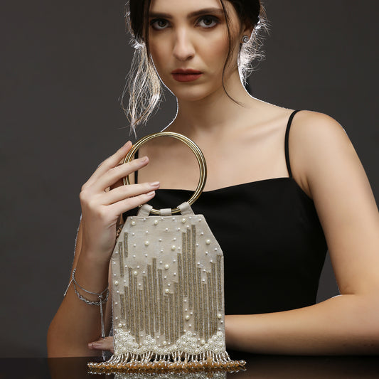 Mia Gold Mini handbag