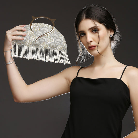 Thea Gold Halfmoon handbag