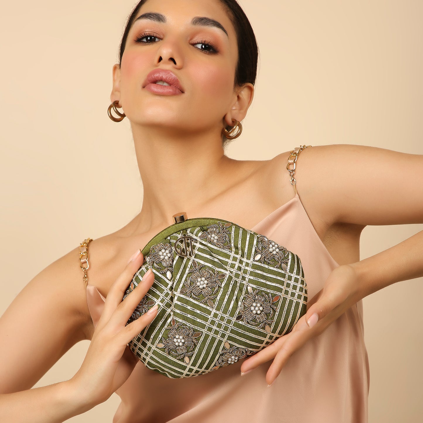 Gul Green Purse handbag