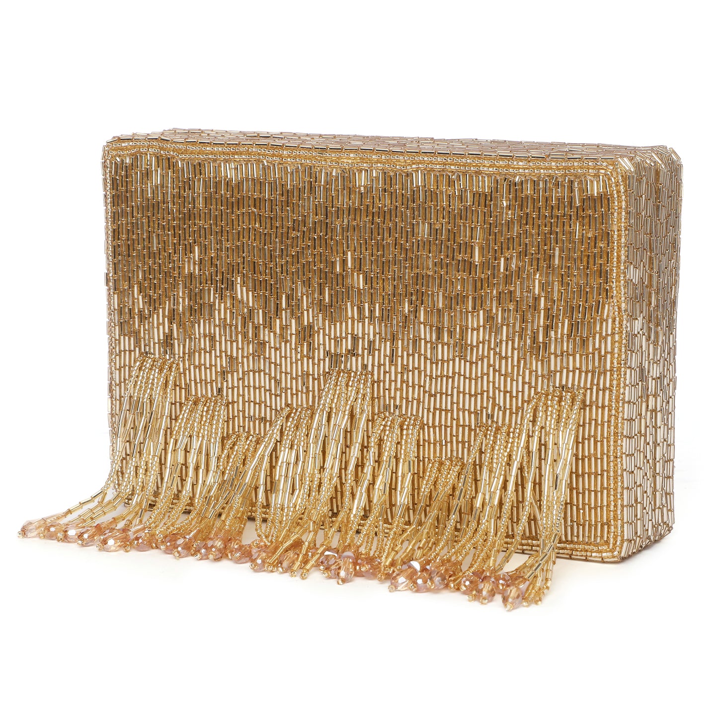 Edie Gold Clutch bag
