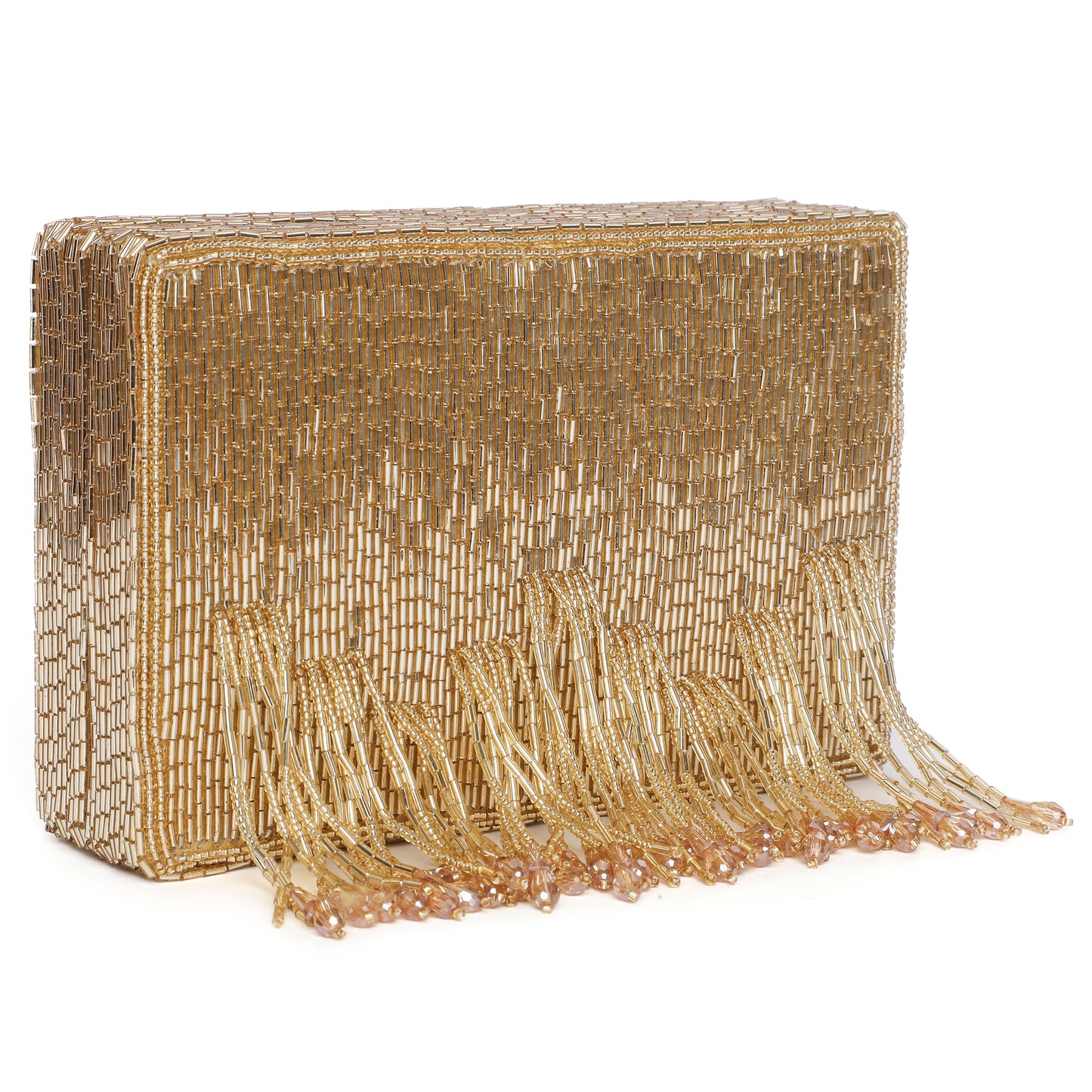 Edie Gold Clutch bag