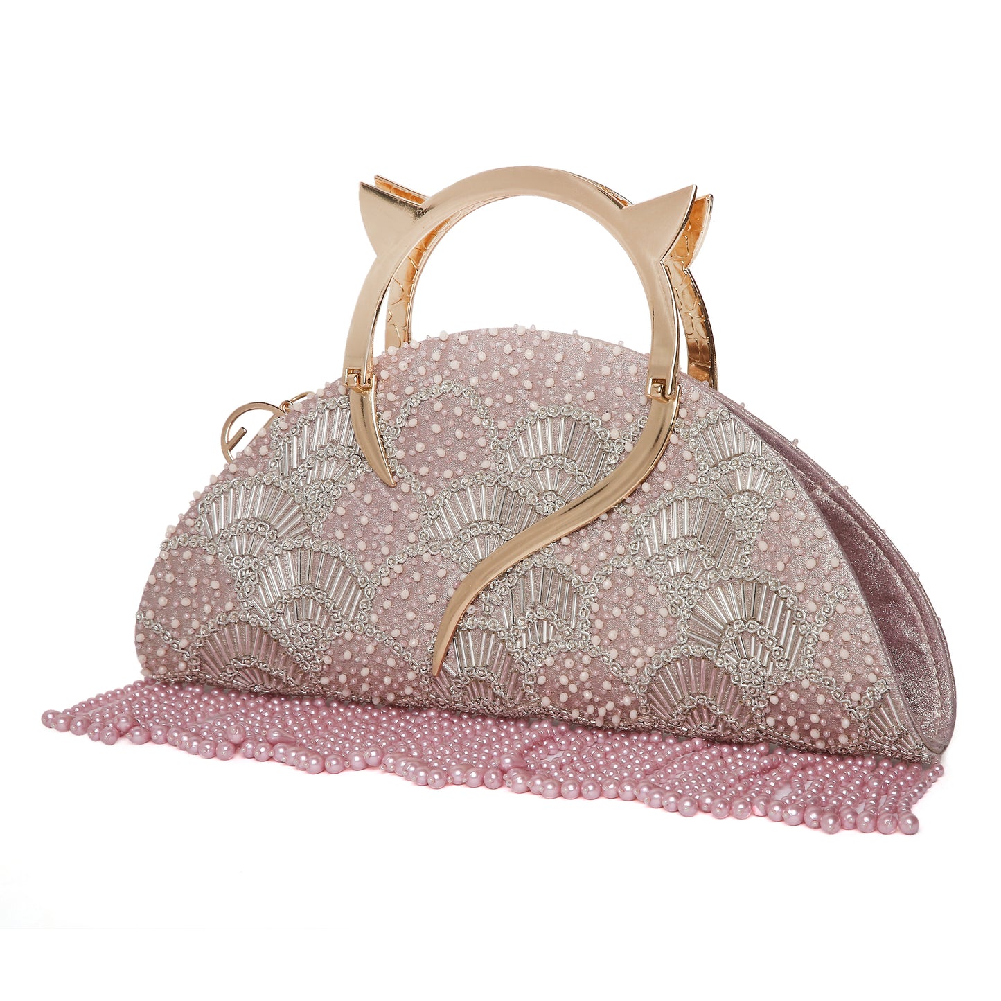 Thea Pink Halfmoon handbag