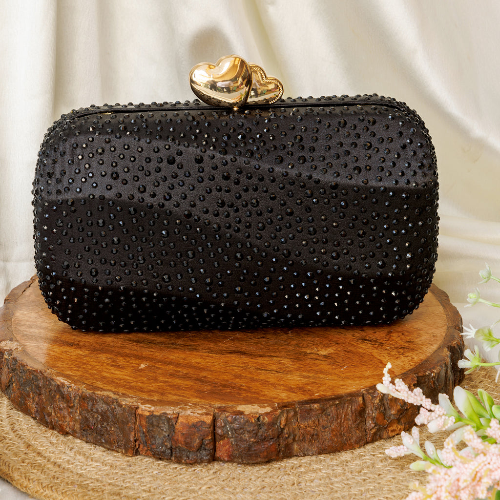 womens black evening bag