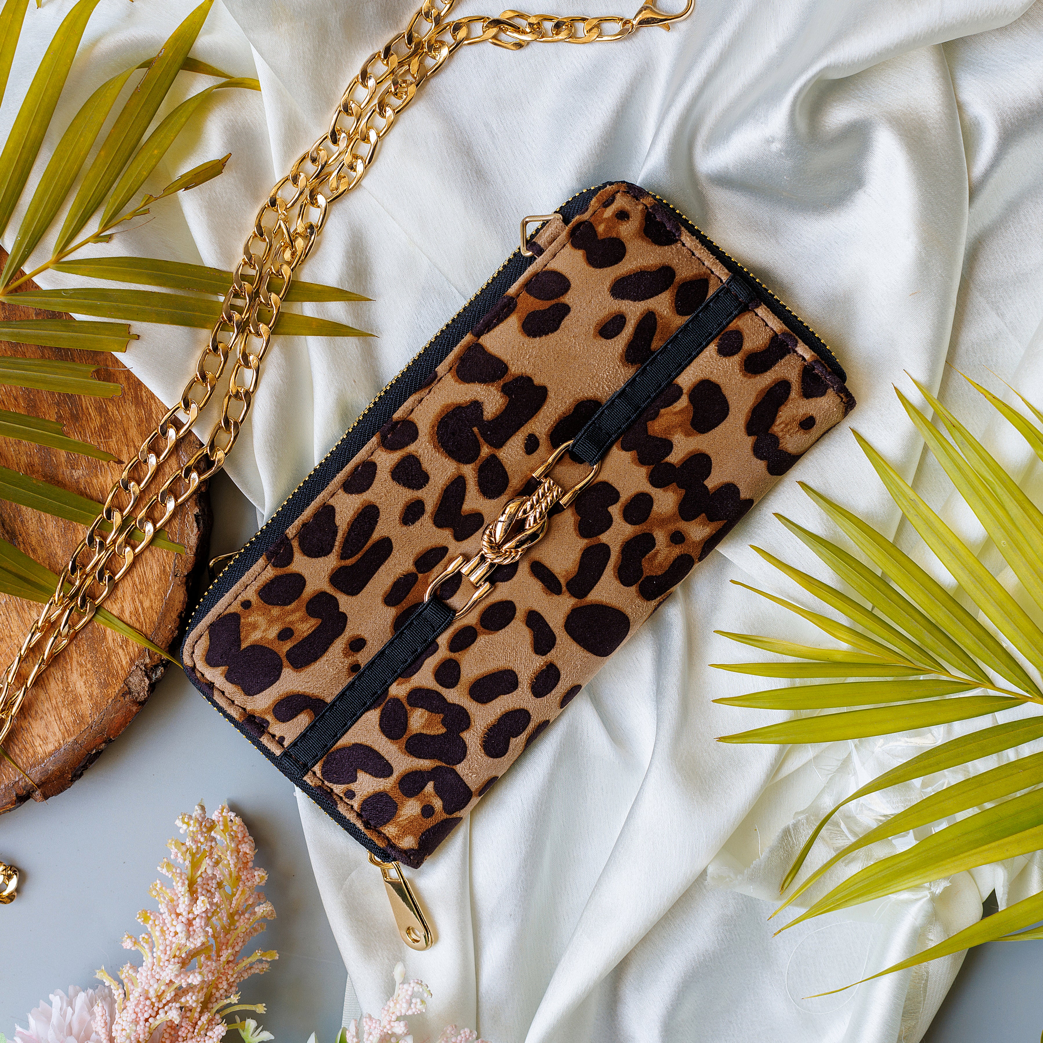 Leopard print wallets best sale