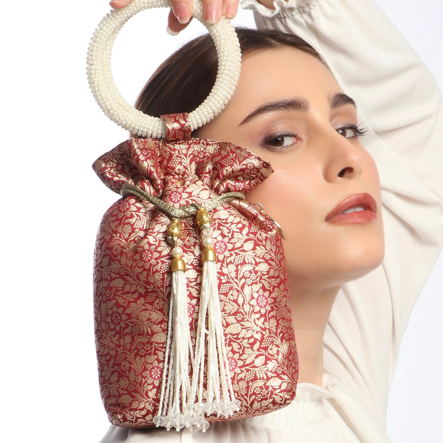 Banarasi Red Potli