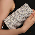 Anna Grey Cylindrical Clutch Bag