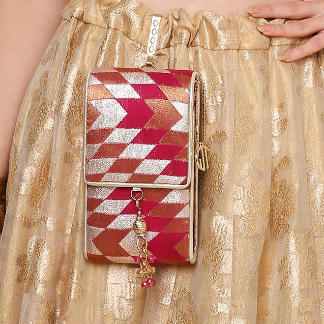 Mobile sling bag for wedding & festive