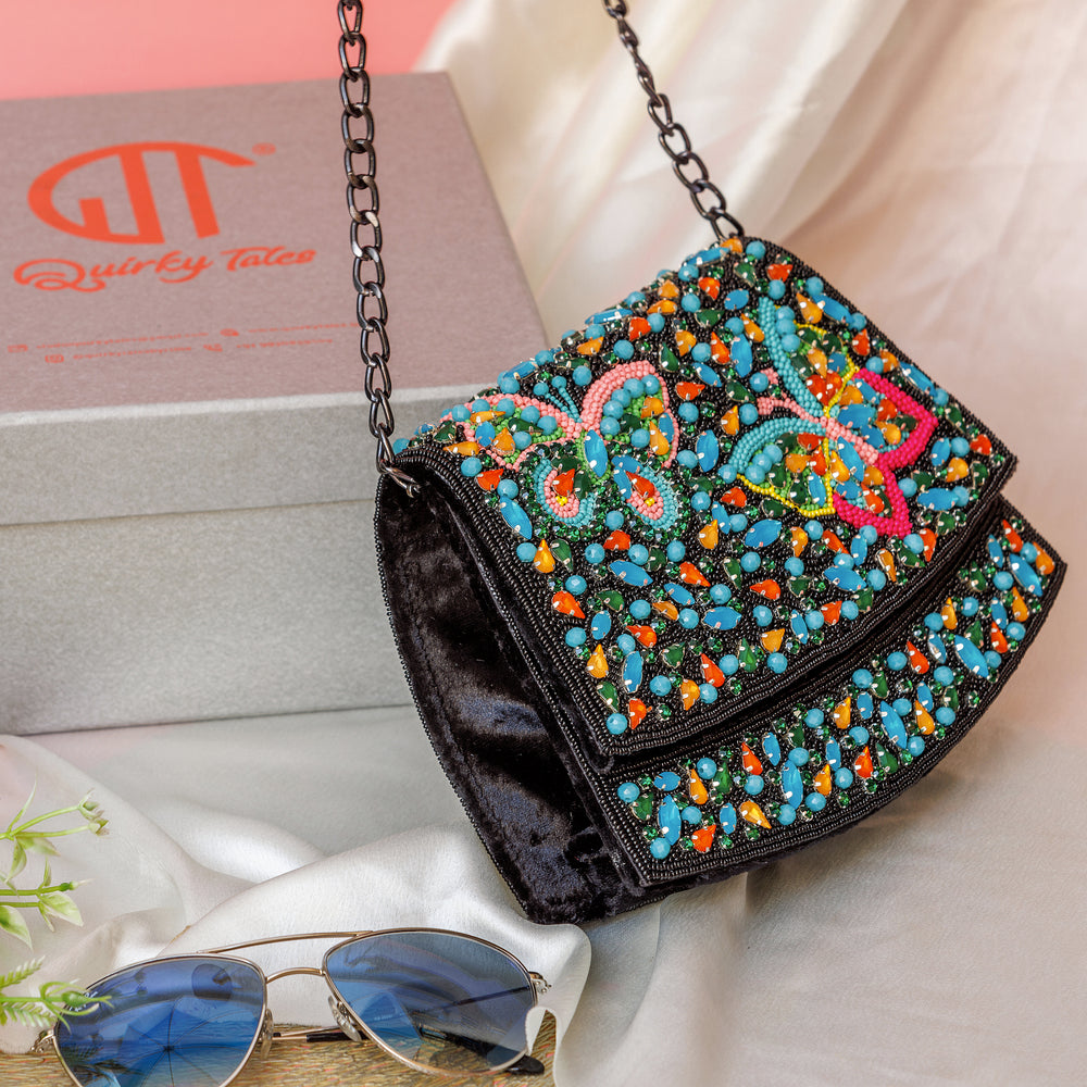 Elara Black Handbag