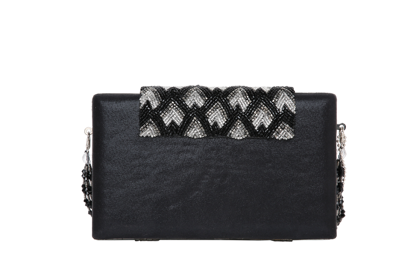 Chloee Black Box Clutch