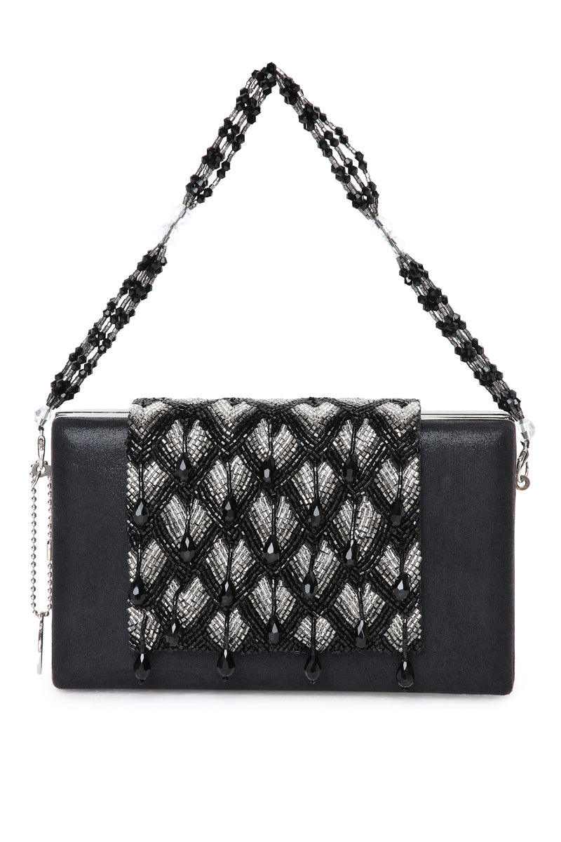 Chloee Black Box Clutch