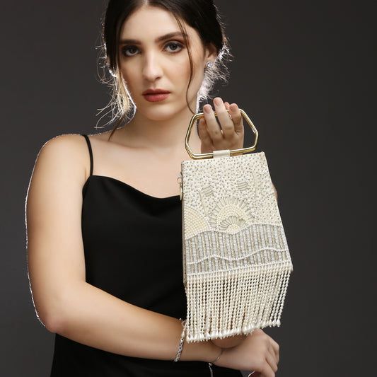 Demi Gold Embellished Handbag