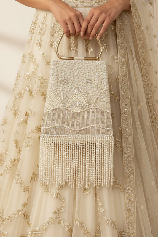Demi Gold Embellished Handbag