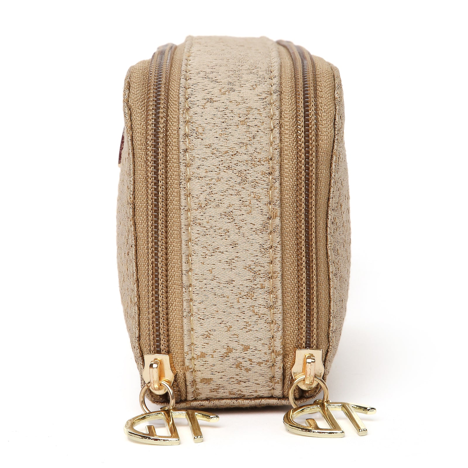 Beige Jacquard Dual Sunglass cover