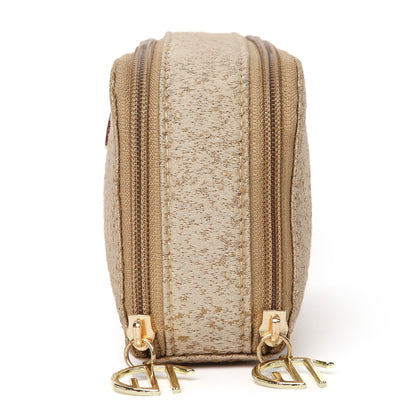 Beige Jacquard Dual Sunglass cover