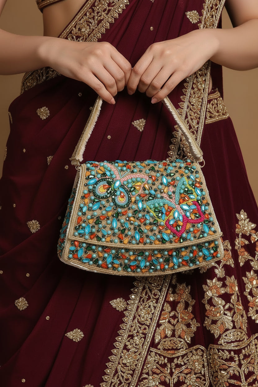 Elara Beige Handbag