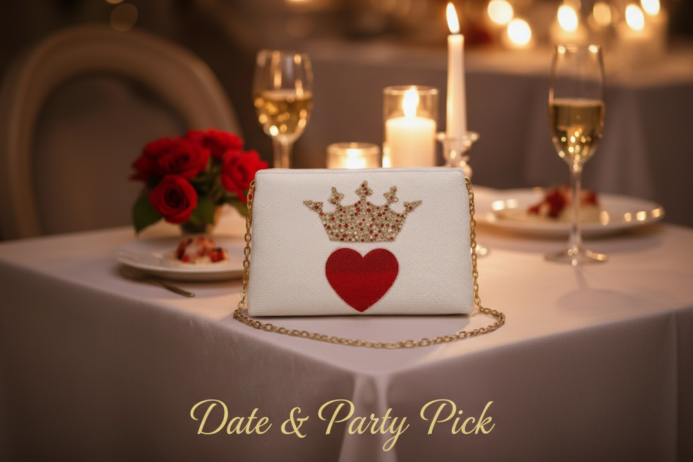 Queen Of Heart Clutch