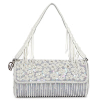 Anna Grey Cylindrical Clutch Bag
