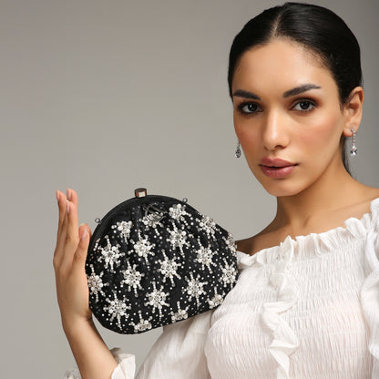 Heer Black Purse handbag