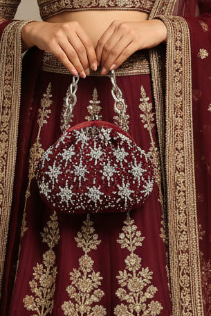 Heer Red Purse handbag
