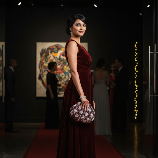 Heer Red Purse handbag