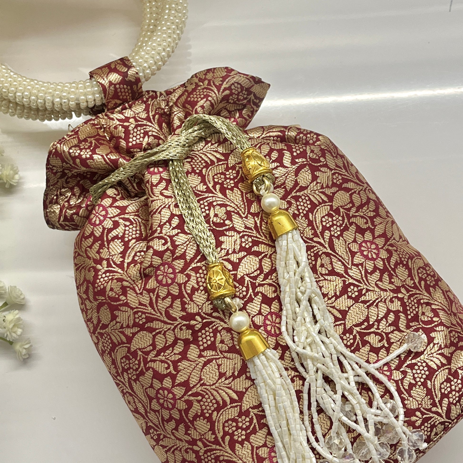Banarasi Red Potli