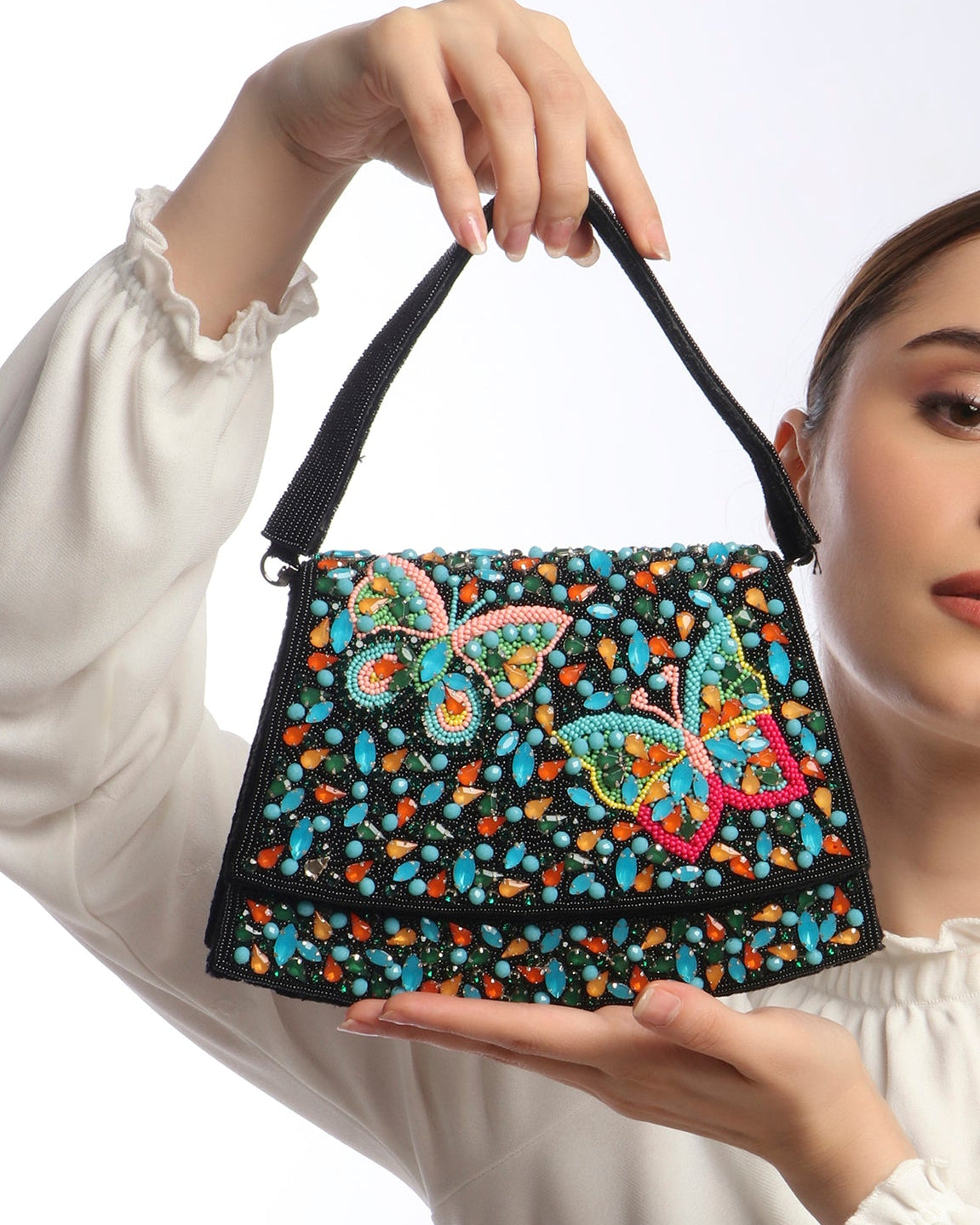 Elara Black Handbag