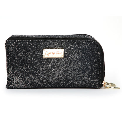 Jacquard Shimmering Black Sunglass Cover