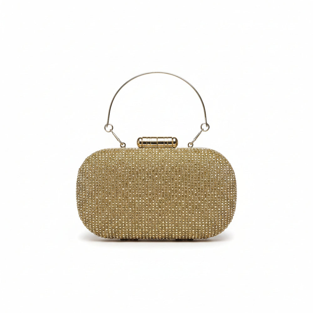 Juniper Gold embellished clutch
