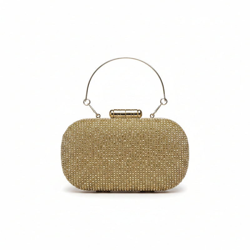 Juniper Gold embellished clutch