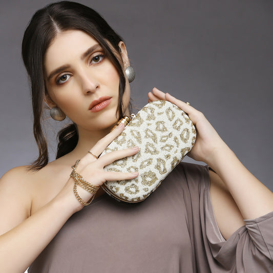 Juniper Wild Embellished  clutch