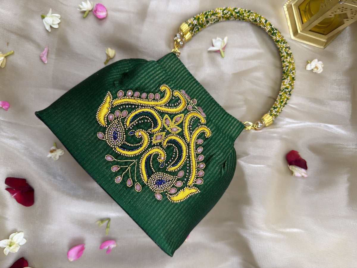 Mayura Green Handbag