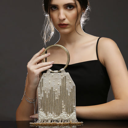 Mia Gold Mini handbag