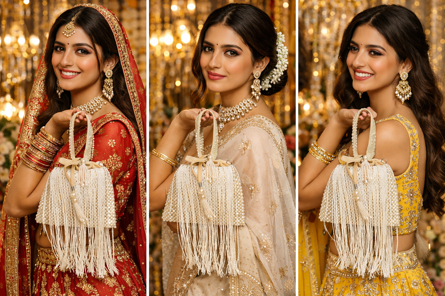 Olivia Pearl Potli bag