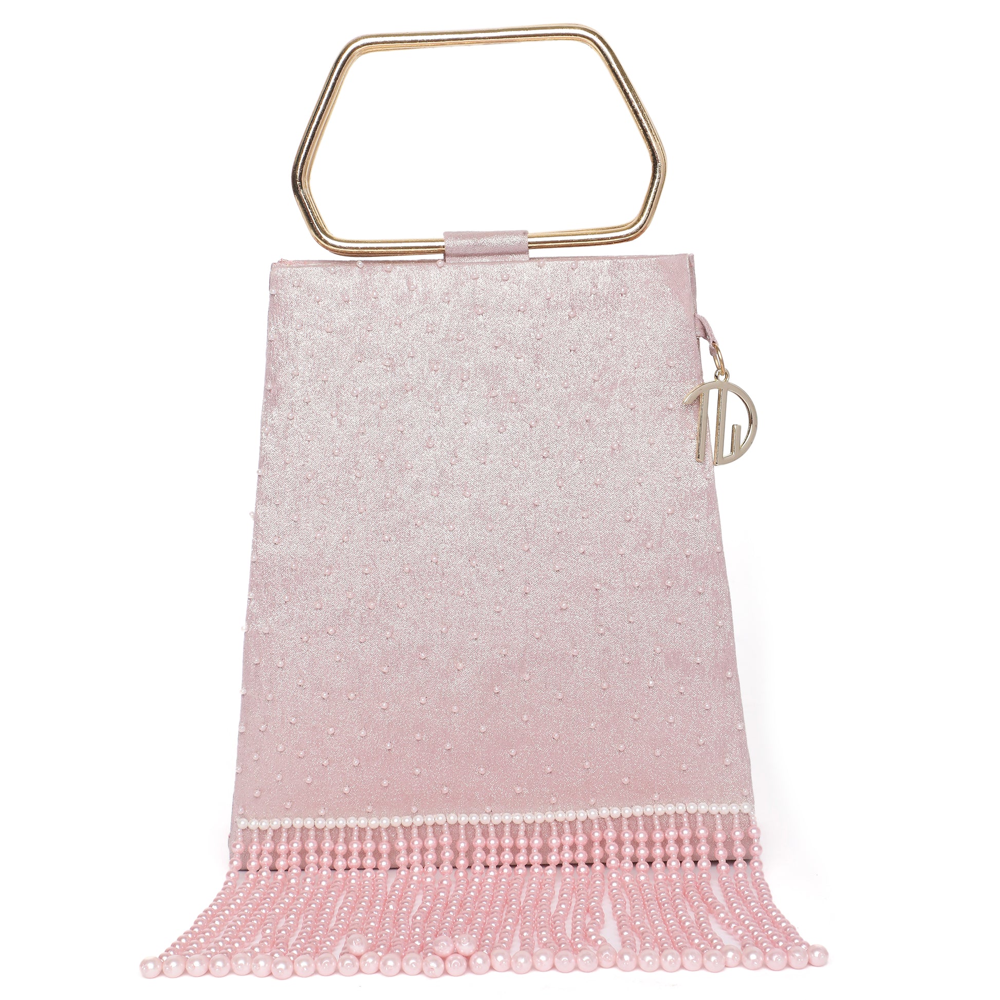 Demi Pink Embellished Handbag