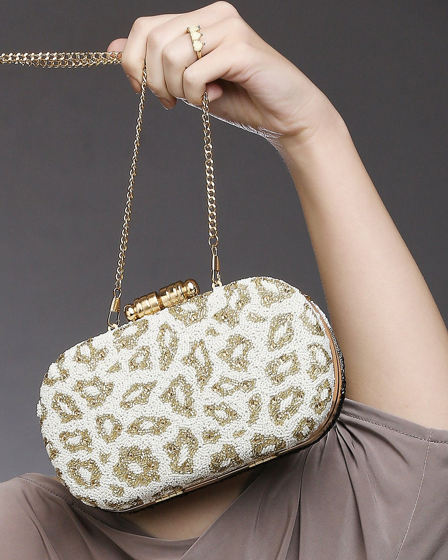 Juniper Wild Embellished  clutch