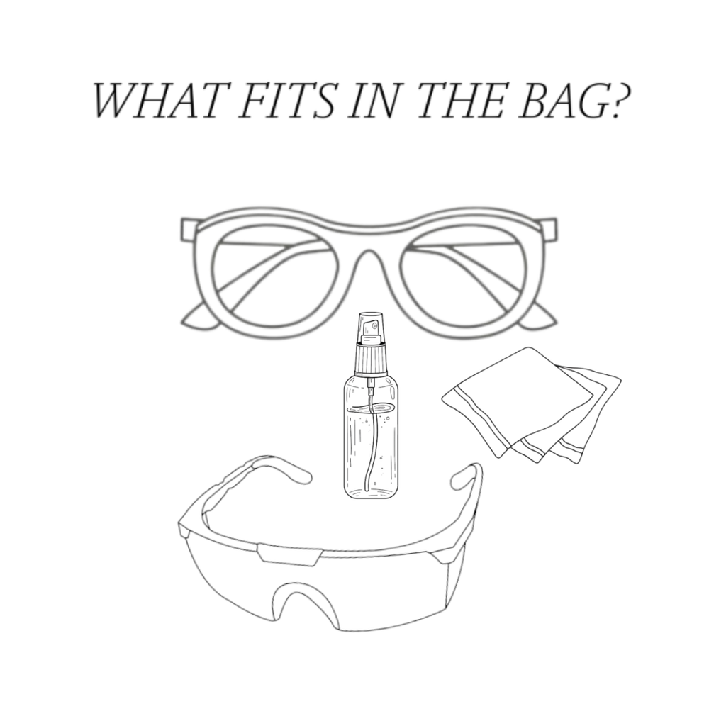 BEIGE SUNGLASS COVER