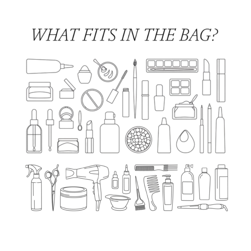 BEIGE STRIPED ORGANISER