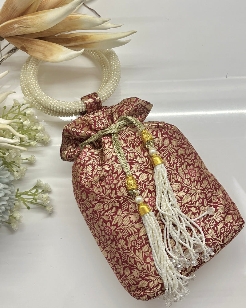 Banarasi Red Potli