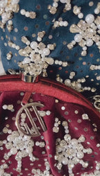 Heer Blue Purse handbag