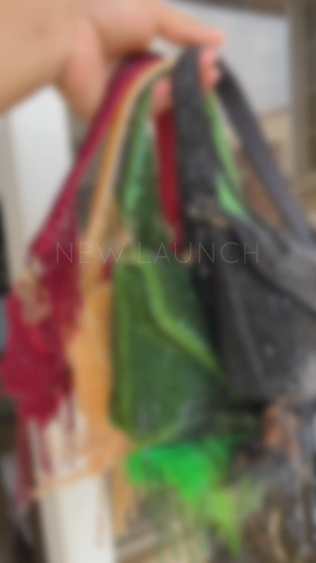 Annie Green Fur Clutch Bag