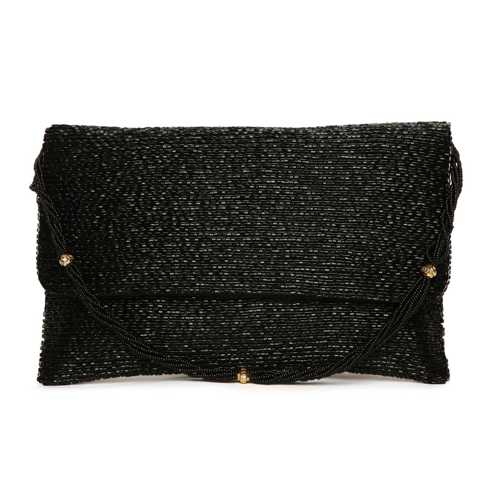 Diana Black Clutch
