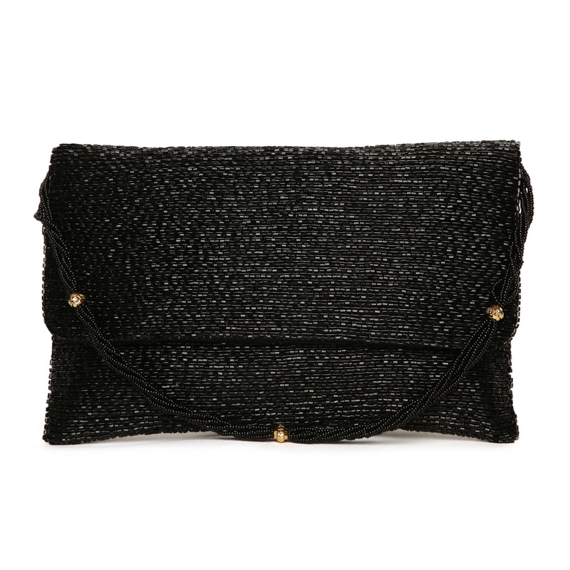Diana Black Clutch