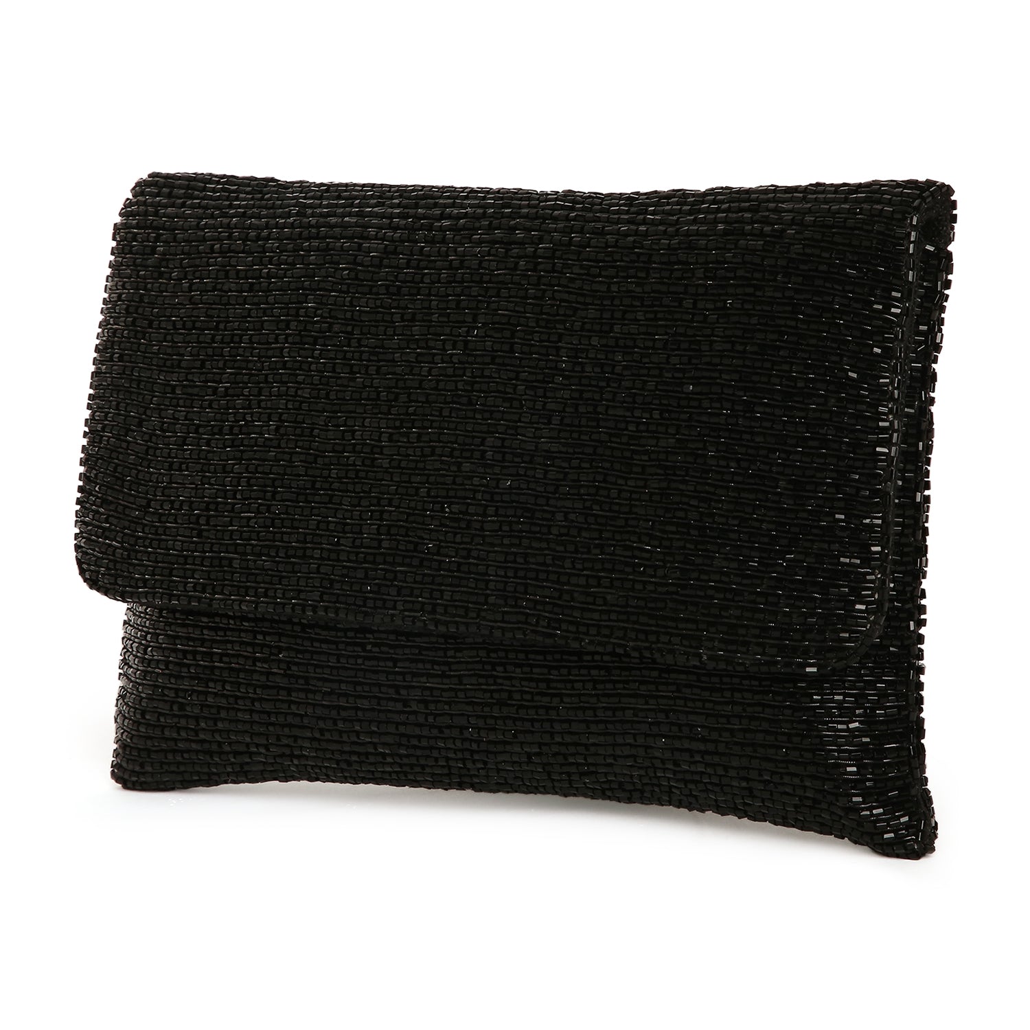 womens black designer clutch bag