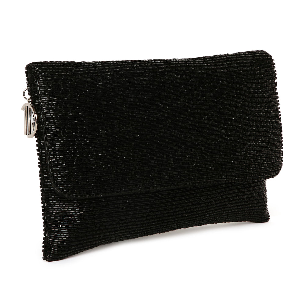 Diana Black Clutch
