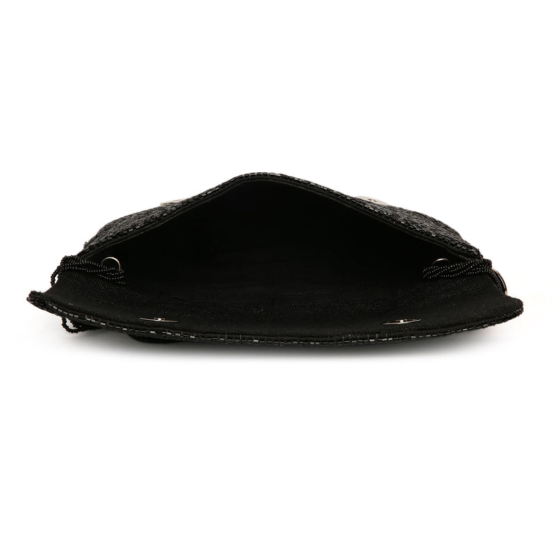 Diana Black Clutch