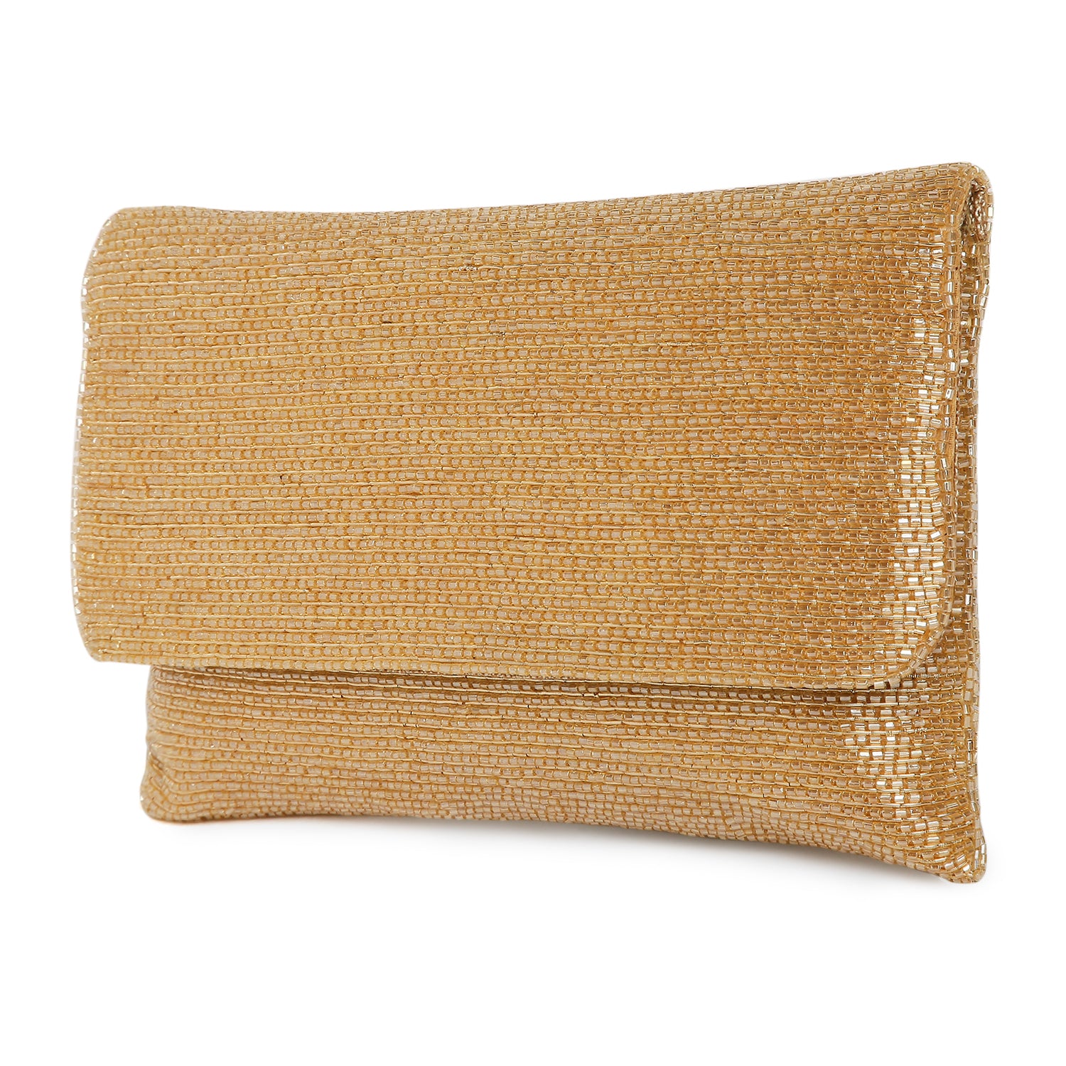 women's Gold clutch bag