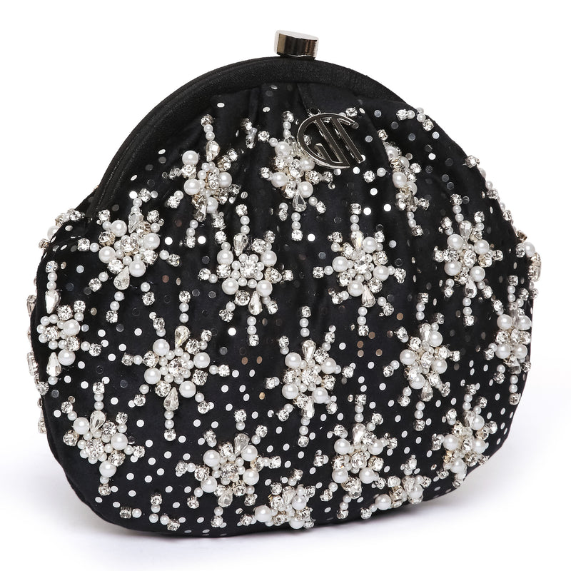 Heer Black Purse handbag