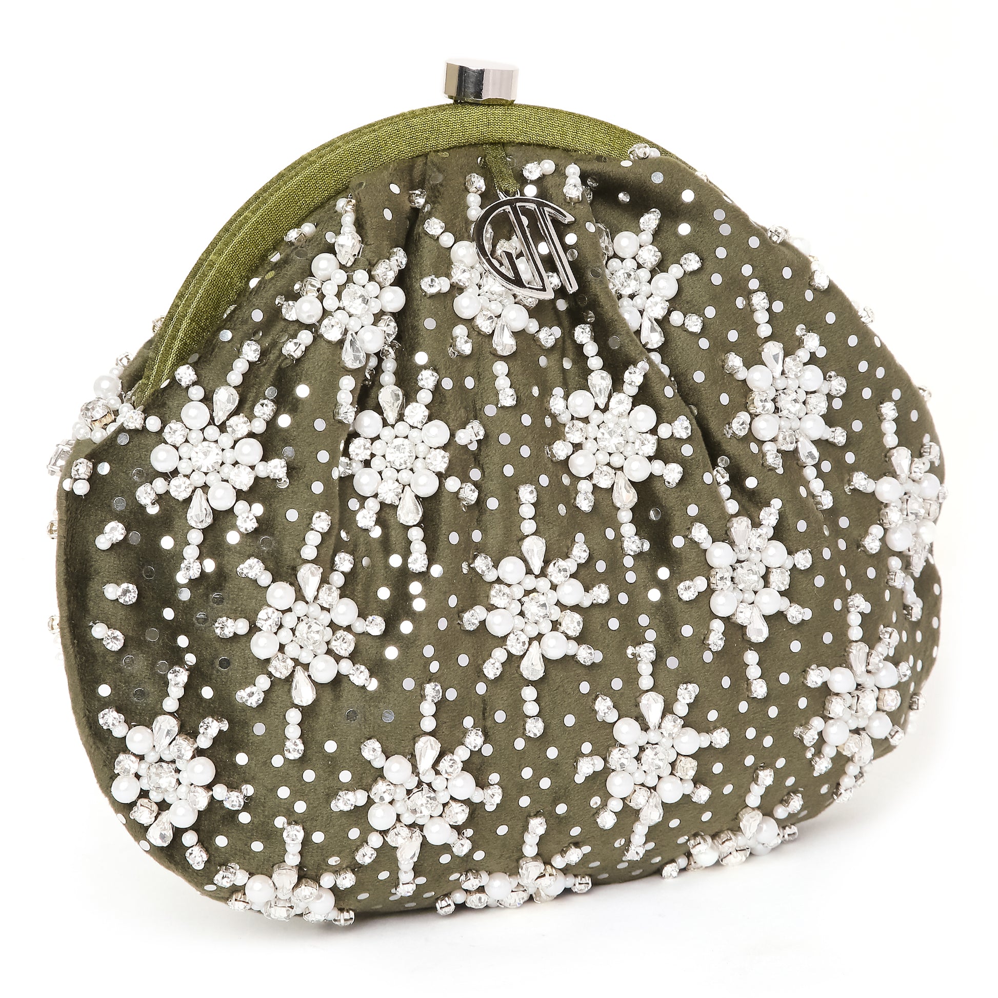 Heer Green Purse handbag